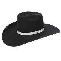 Chapéu de Feltro Copa Alta Preto Texas Diamond 20985 Chapéu de Feltro Copa Alta Preto Texas Diamond 20985