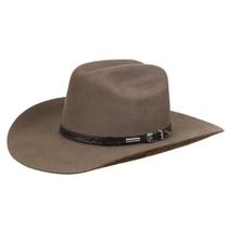 Chapéu De Feltro Copa Quadrada Cáqui Marcatto 33693
