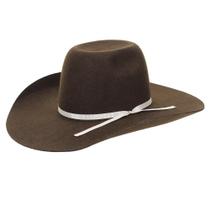 Chapéu de Feltro Cowboy Marrom Texas Diamond 21128 Chapéu de Feltro Cowboy Marrom Texas Diamond 21128