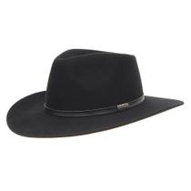 Chapéu de Feltro Stetson 3X Preto 29177 Chapéu de Feltro Stetson 3X Preto 29177