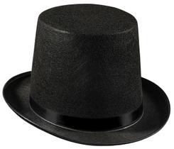 Chapéu de festa Top Hat Dress Up America Black Magician unissex Chapéu de festa Top Hat Dress Up America Black Magician unissex