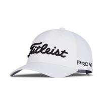 Chapéu de golfe Titleist Tour Performance 2022 branco/preto Chapéu de golfe Titleist Tour Performance 2022 branco/preto