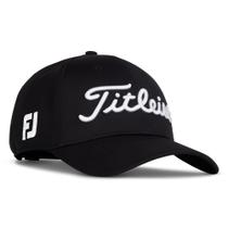 Chapéu de golfe Titleist Tour Performance para homens preto/branco