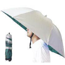 Chapéu de guarda-chuva Bocampty 94 cm, tampa dobrável de proteção UV Chapéu de guarda-chuva Bocampty 94 cm, tampa dobrável de proteção UV