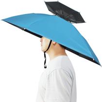 Chapéu de guarda-chuva Bocampty de dupla camada com proteção UV 94cm Chapéu de guarda-chuva Bocampty de dupla camada com proteção UV 94cm