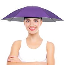 Chapéu de guarda-chuva NOUCCI 68 cm roxo leve 8 costelas