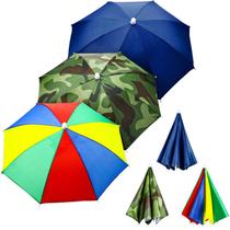 Chapéu de guarda-chuva Syhood Rainbow Camouflage Fishing Cap (3 unidades)