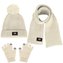 Chapéu de inverno, cachecol e luvas, conjunto Openfly para crianças de 2 a 7 anos Chapéu de inverno, cachecol e luvas, conjunto Openfly para crianças de 2 a 7 anos