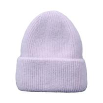 Chapéu De Inverno Feminino, Gorro Quente De Pele De Coelho Real, Gorro Sólido Para Adultos, Moda