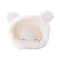 Chapéu De Inverno Fofo Com Capuz De Urso E Coelho Para Pets, Acessório De Veludo Macio Para Cães E