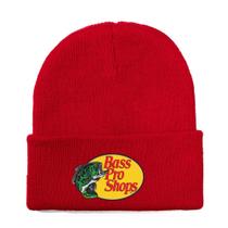 Chapéu de inverno masculino Bass-Pro-Shop, unissex, clássico, de malha, Beanie Str