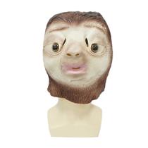 Chapéu de látex de Halloween Mask Funny Sloth Cosplay para adultos Chapéu de látex de Halloween Mask Funny Sloth Cosplay para adultos