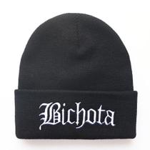 Chapéu de malha Bichotas Bordado Anime Winter Beanie Chapéu de malha Bichotas Bordado Anime Winter Beanie