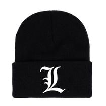 Chapéu de malha Deaths Notes Anime Winter Beanie 17x20cm