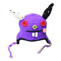 Chapéu de malha Devil Horns Anime Winter Beanie para adultos Chapéu de malha Devil Horns Anime Winter Beanie para adultos