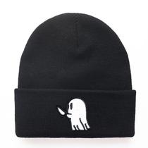 Chapéu de malha Ghosts Anime Winter Beanie Slouch Hat unissex Chapéu de malha Ghosts Anime Winter Beanie Slouch Hat unissex