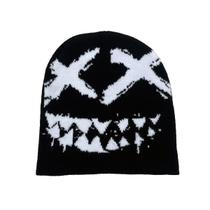 Chapéu de malha Ghosts Faces Anime Winter Beanie para adultos Chapéu de malha Ghosts Faces Anime Winter Beanie para adultos