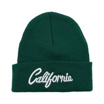 Chapéu de malha, gorro de inverno de anime bordado californiano