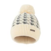 Chapéu de Malha Grosso de Inverno Feminino com Pompom - Gorro Quente de Pelúcia