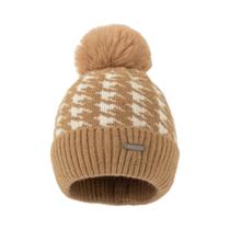 Chapéu de Malha Grosso de Inverno Feminino com Pompom - Gorro Quente de Pelúcia