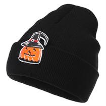 Chapéu de malha Halloweens Pumpkins Anime Winter Beanie Slouch