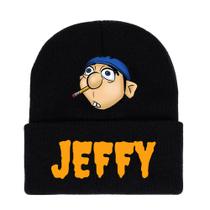 Chapéu de malha Jeffys Anime Winter Beanie Slouch Hat 36-60cm Chapéu de malha Jeffys Anime Winter Beanie Slouch Hat 36-60cm