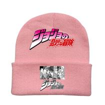 Chapéu de malha JoJos Bizarres Adventures Anime Winter Beanie