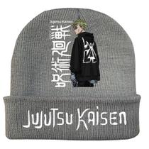 Chapéu de malha Jujutsus Kaisens Anime Winter Warm Beanie Chapéu de malha Jujutsus Kaisens Anime Winter Warm Beanie