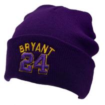 Chapéu de malha Kobe Bryant 24 bordado em anime de inverno unissex