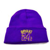 Chapéu de malha Kobes Bryants 24 bordado Anime Winter