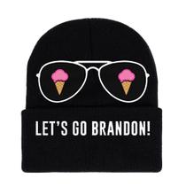 Chapéu de malha Lets Go Brandons Anime Winter Beanie 36-60cm Chapéu de malha Lets Go Brandons Anime Winter Beanie 36-60cm