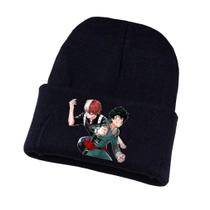 Chapéu de malha My Heros Academias Anime Winter Beanie Chapéu de malha My Heros Academias Anime Winter Beanie
