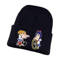 Chapéu de malha Pop And Pipis Anime Winter Beanie 20x28cm Chapéu de malha Pop And Pipis Anime Winter Beanie 20x28cm