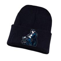 Chapéu de malha preto Butlers Anime Winter Warm Beanie 20x28cm Chapéu de malha preto Butlers Anime Winter Warm Beanie 20x28cm