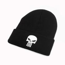 Chapéu de malha Punishers Skull Anime Winter Beanie unissex Chapéu de malha Punishers Skull Anime Winter Beanie unissex