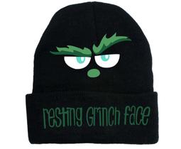 Chapéu de malha Restings Grinchs Faces Anime Winter Beanie Chapéu de malha Restings Grinchs Faces Anime Winter Beanie
