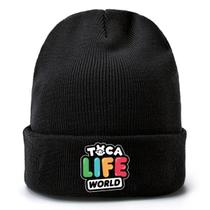 Chapéu de malha Tocas Life Worlds Anime Winter Beanie acrílico Chapéu de malha Tocas Life Worlds Anime Winter Beanie acrílico