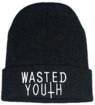 Chapéu de malha Wasteds Youths Anime Winter Beanie Slouch Hat