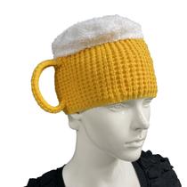 Chapéu de malha Winter Beanie Anime Cups para cervejas 36-60cm Chapéu de malha Winter Beanie Anime Cups para cervejas 36-60cm