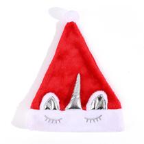 Chapéu de Natal Silver Unicorn Plush Headwear para adultos Chapéu de Natal Silver Unicorn Plush Headwear para adultos