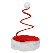 Chapéu de Natal Spring Cap Plush 17,5 x 39 cm unissex 65 g