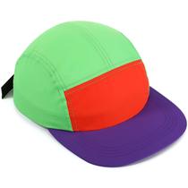 Chapéu de néon Cindeer 80s 90s, boné de nylon, boné retrô ajustável para mulheres, homens, fantasias, acessórios, festa temática dos anos 90 (M, aba roxa neon)