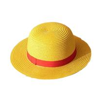 Chapéu De Palha Amarelo Anime Luffy Cosplay Para Meninos E Meninas Estilo De Desenho Japonês Chapéu
