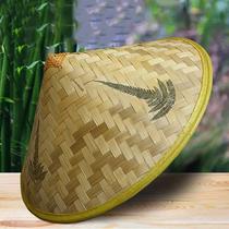 Chapéu De Palha Artesanal Retrô Chinês De Bambu E Rattan Para Proteção Solar, Pesca, Dança E Chapéu De Palha Artesanal Retrô Chinês De Bambu E Rattan Para Proteção Solar, Pesca, Dança E