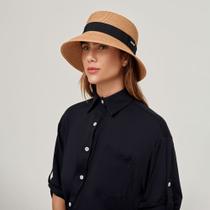 Chapéu de Palha Cap-Ferrat Feminino com Proteção UV- UV Line