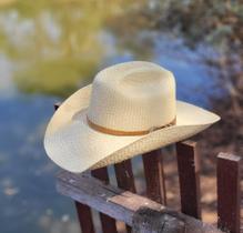 Chapéu de Palha Carandá Legítimo TR Texas Rangers Chapéu de Palha Carandá Legítimo TR Texas Rangers