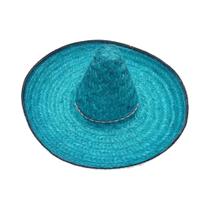 Chapéu De Palha Colorido De Aba Larga Para Festas De Verão, Proteção Solar Ao Ar Livre, Sombrero