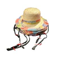 Chapéu De Palha Com Trança Infantil Sortido Un Chapéu De Palha Com Trança Infantil Sortido Un