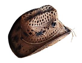 Chapeu De Palha Country Praia Boho Chic Cowboy