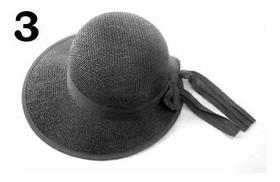 Chapéu De Palha Feminino Moda Praia Com Viseira E Laço Chapéu De Palha Feminino Moda Praia Com Viseira E Laço